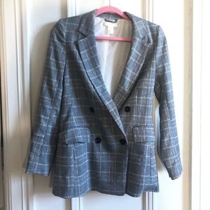 Checked Blazer